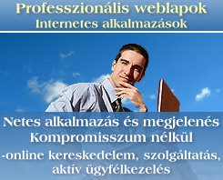 Professzionális weblapok